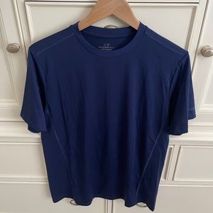 vineyard vines navy performance shirt